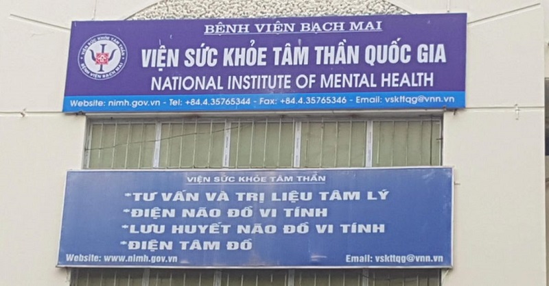 Viện sức khỏe tâm thần quốc gia của bệnh viện Bạch Mai