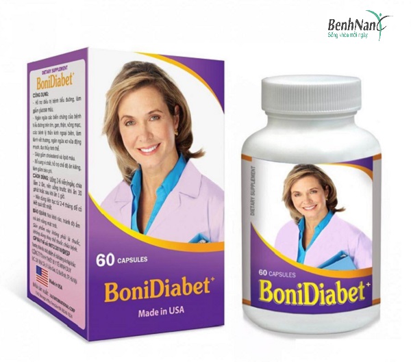 Bonidiabet - viên uống hỗ trợ điều trị bệnh tiểu đường