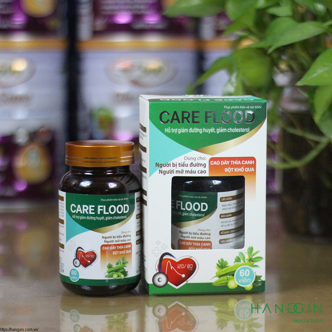 Care flood giúp ổn định đường huyết, giảm mỡ máu hiệu quả